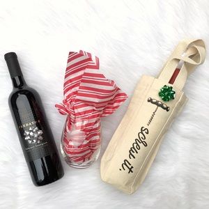 “Screw It” Single Wine Canvas Tote